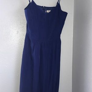 J crew blue dress size 0